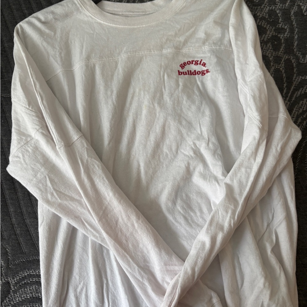 League White Long Sleeve Tee